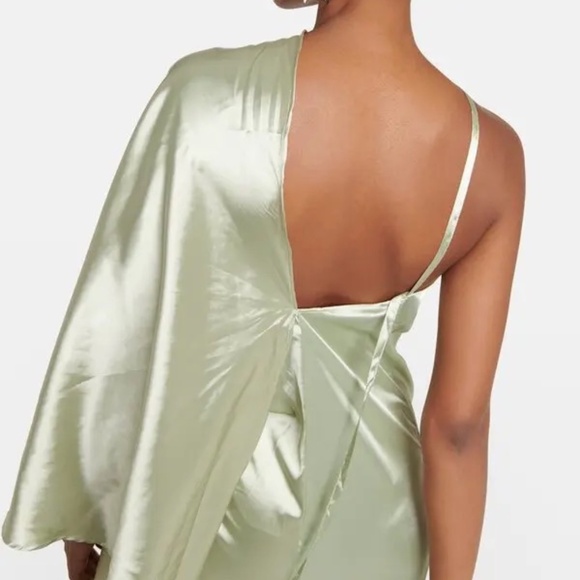 NWT ACNE STUDIOS Asymmetric Satin Dress - Picture 4 of 8
